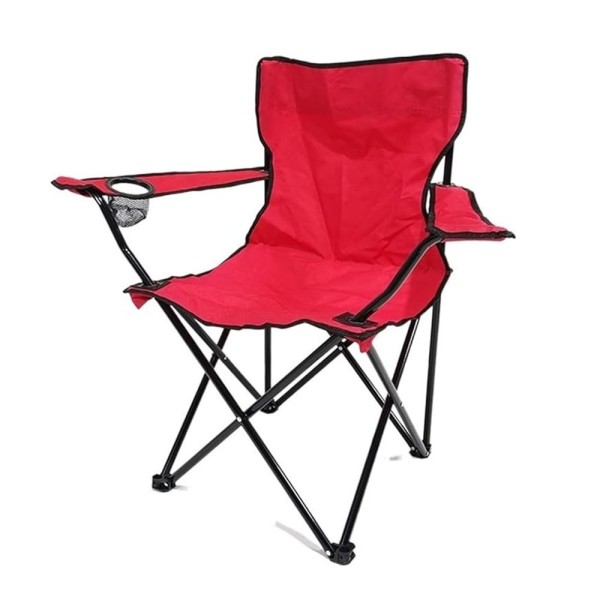Камперска столица на собирање црвена боја 